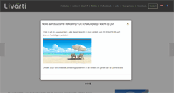 Desktop Screenshot of livarti.be